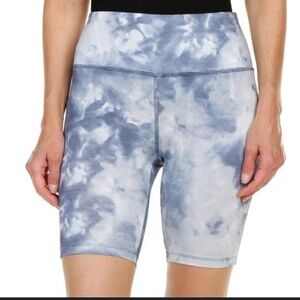 Carbon tie dye bike shorts